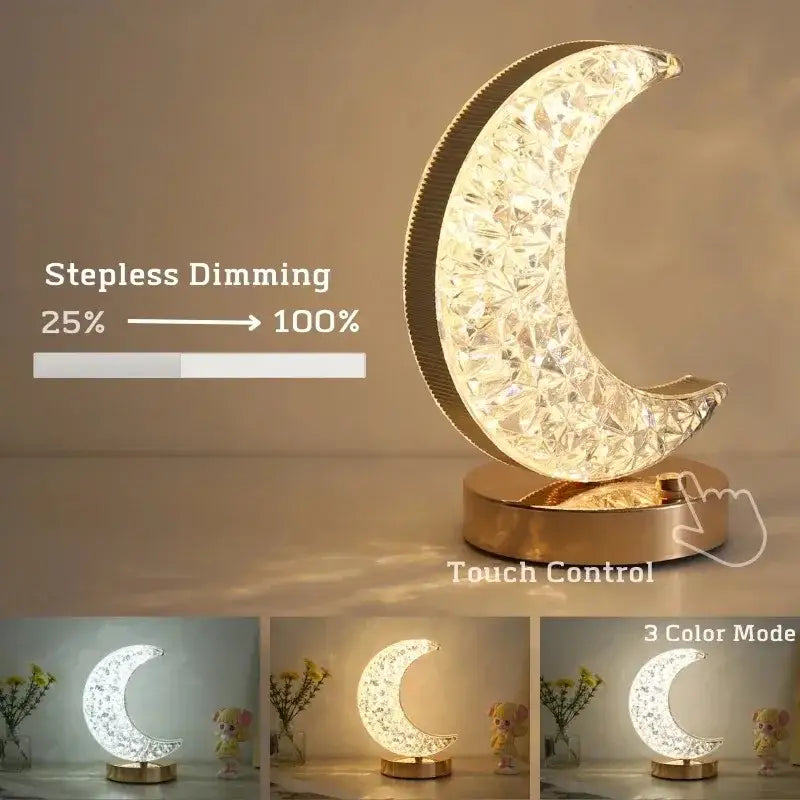 Acrylic Moon Night Light