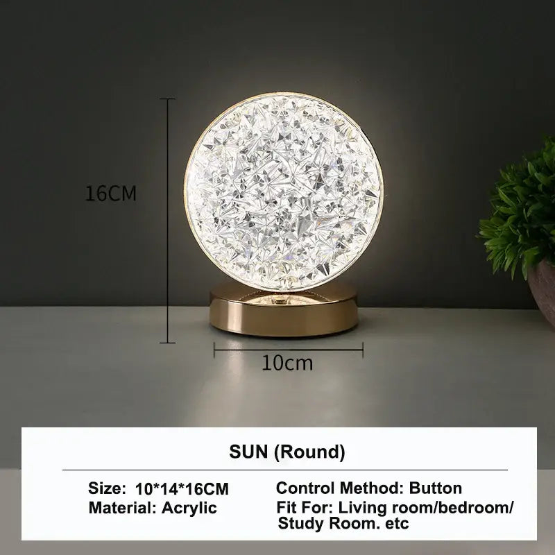 Acrylic Moon Night Light