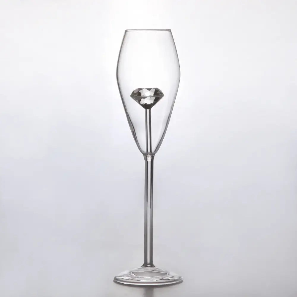 Pink Glass Wine Goblets