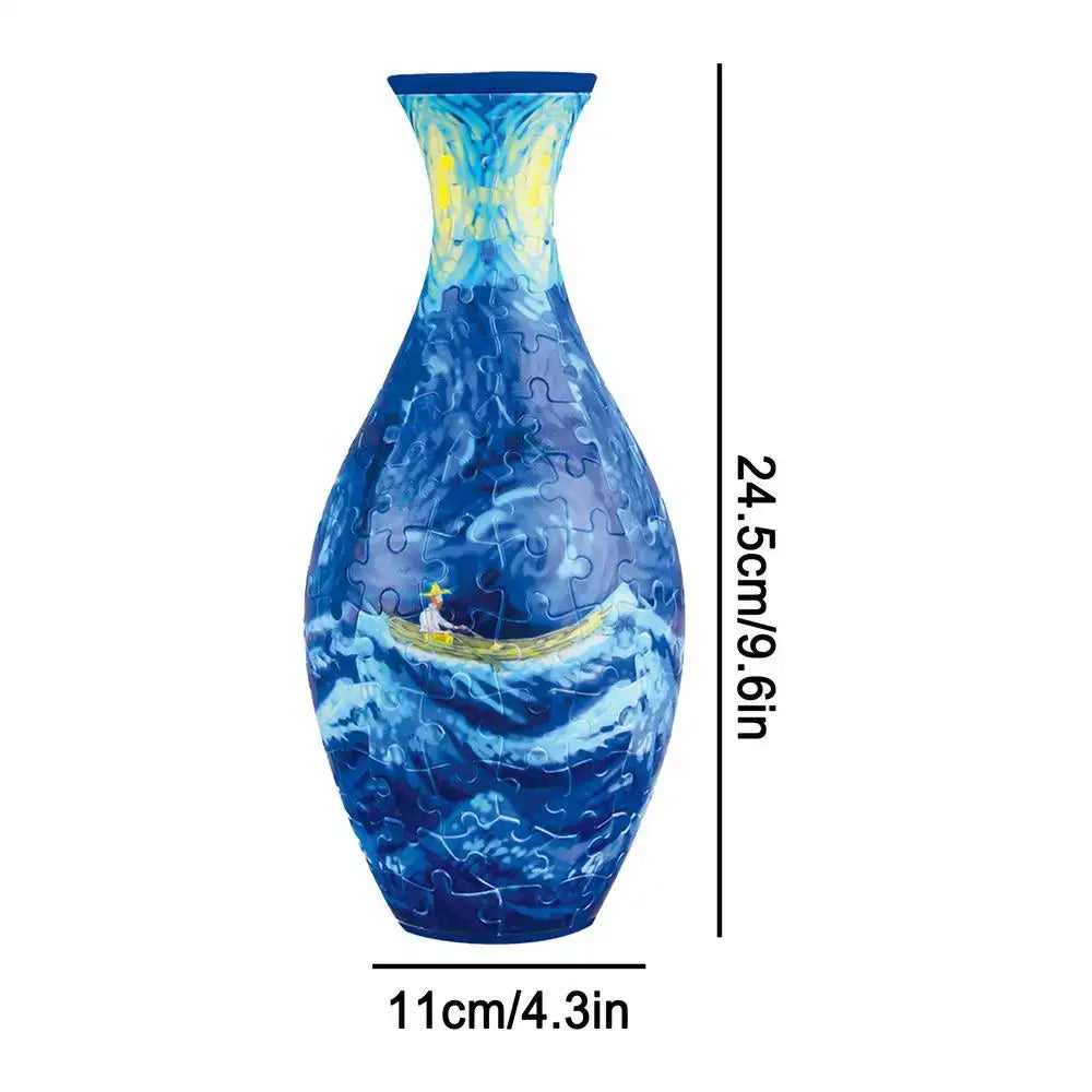 Patterned Puzzle Vase Set