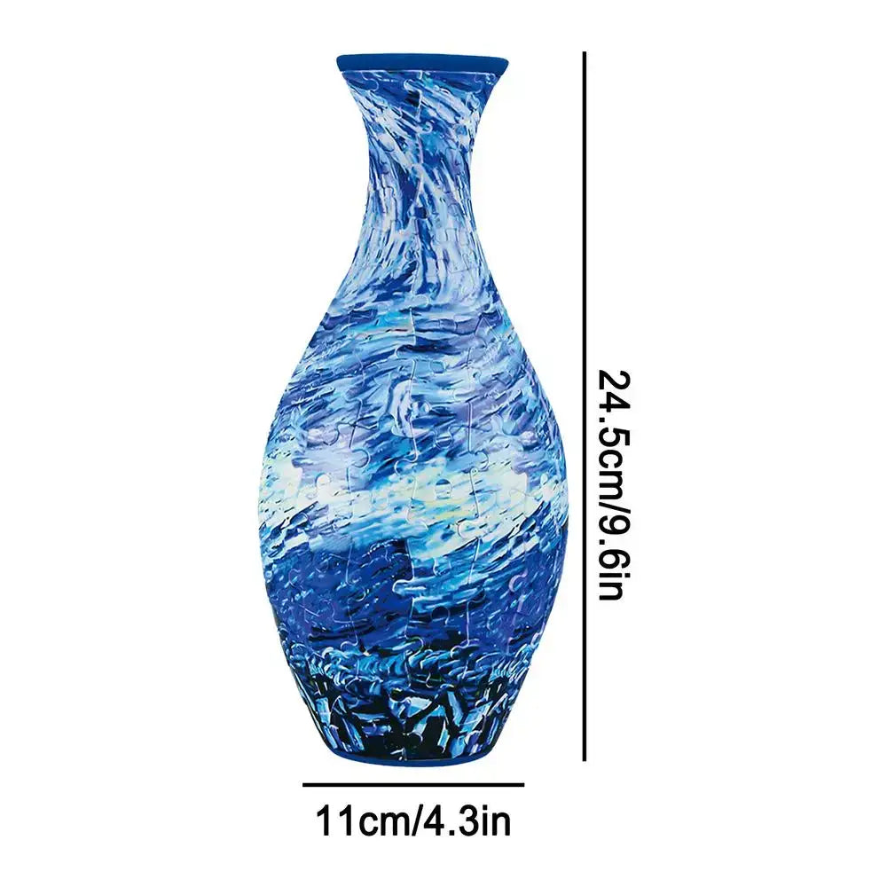 Patterned Puzzle Vase Set