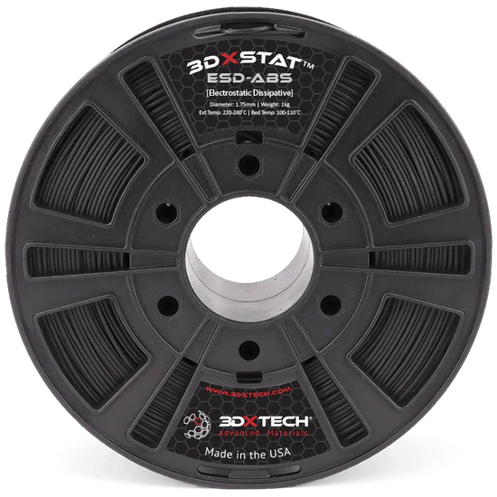 3DXSTAT™ ESD-ABS 1.75mm 3D Printer Filament by 3DXTech Made in USA 750g