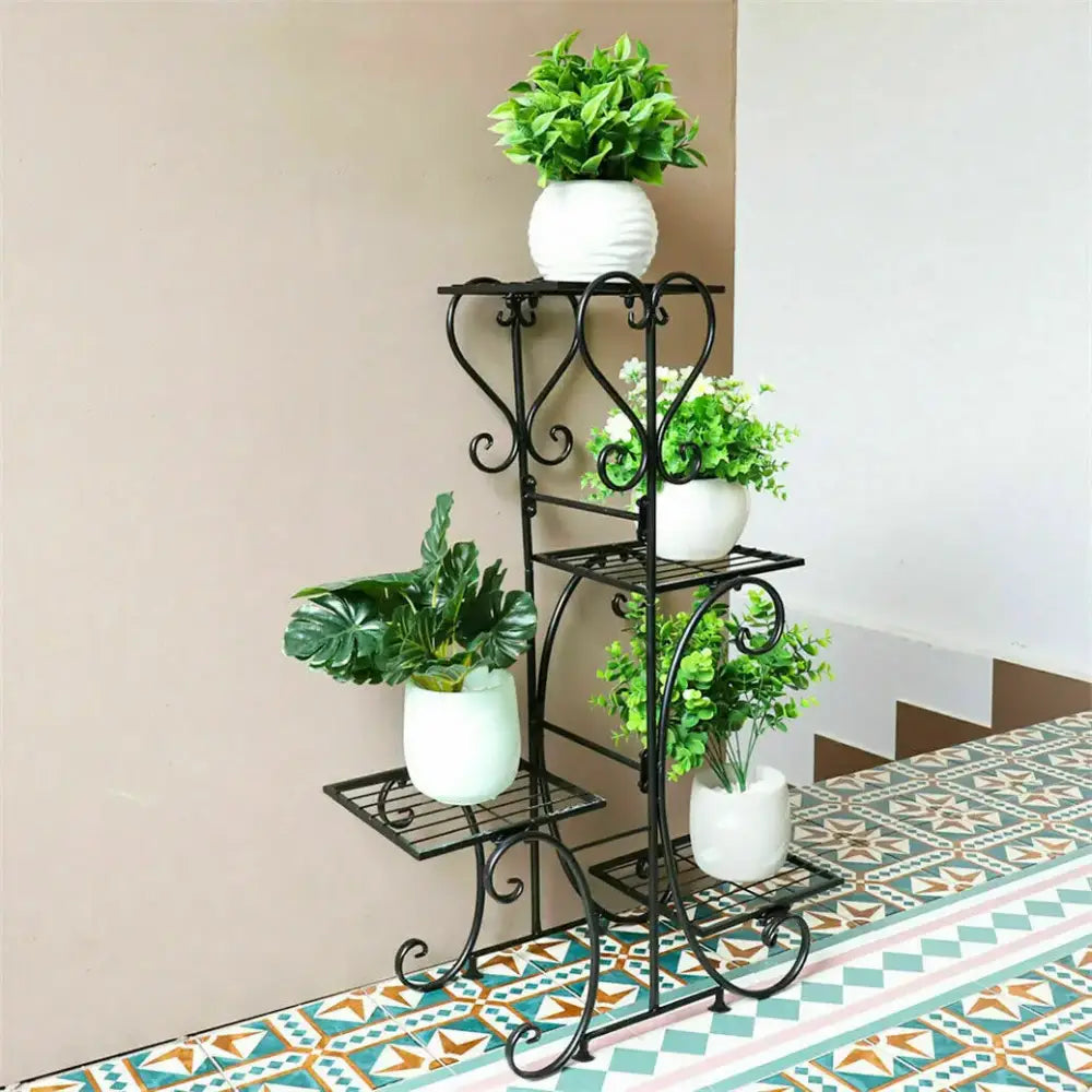 Black Metal Plant Stand