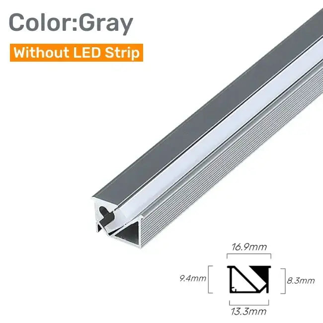 Aluminum LED Corner Trim