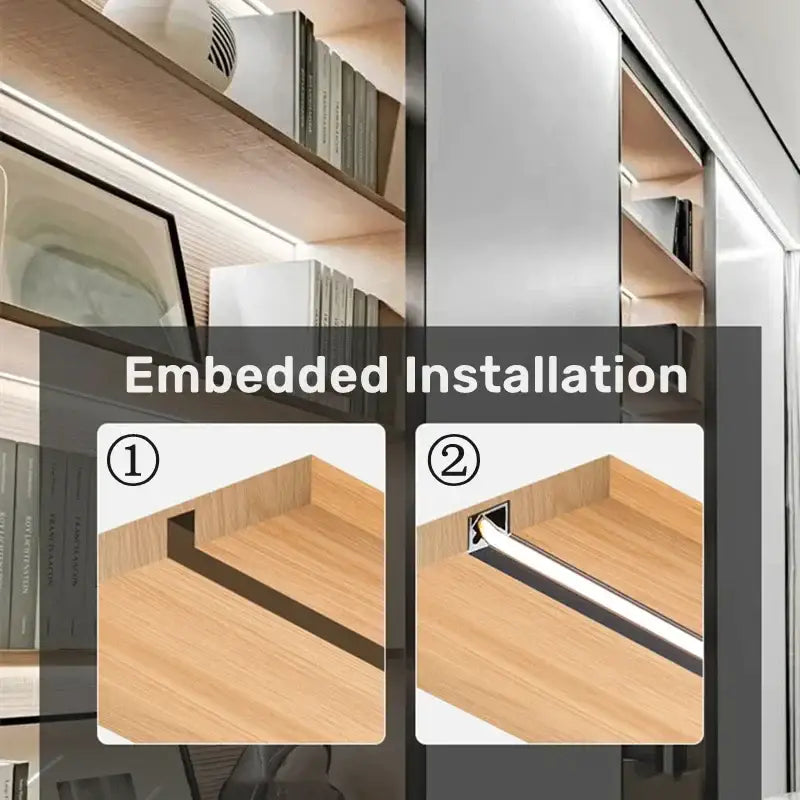Aluminum LED Corner Trim