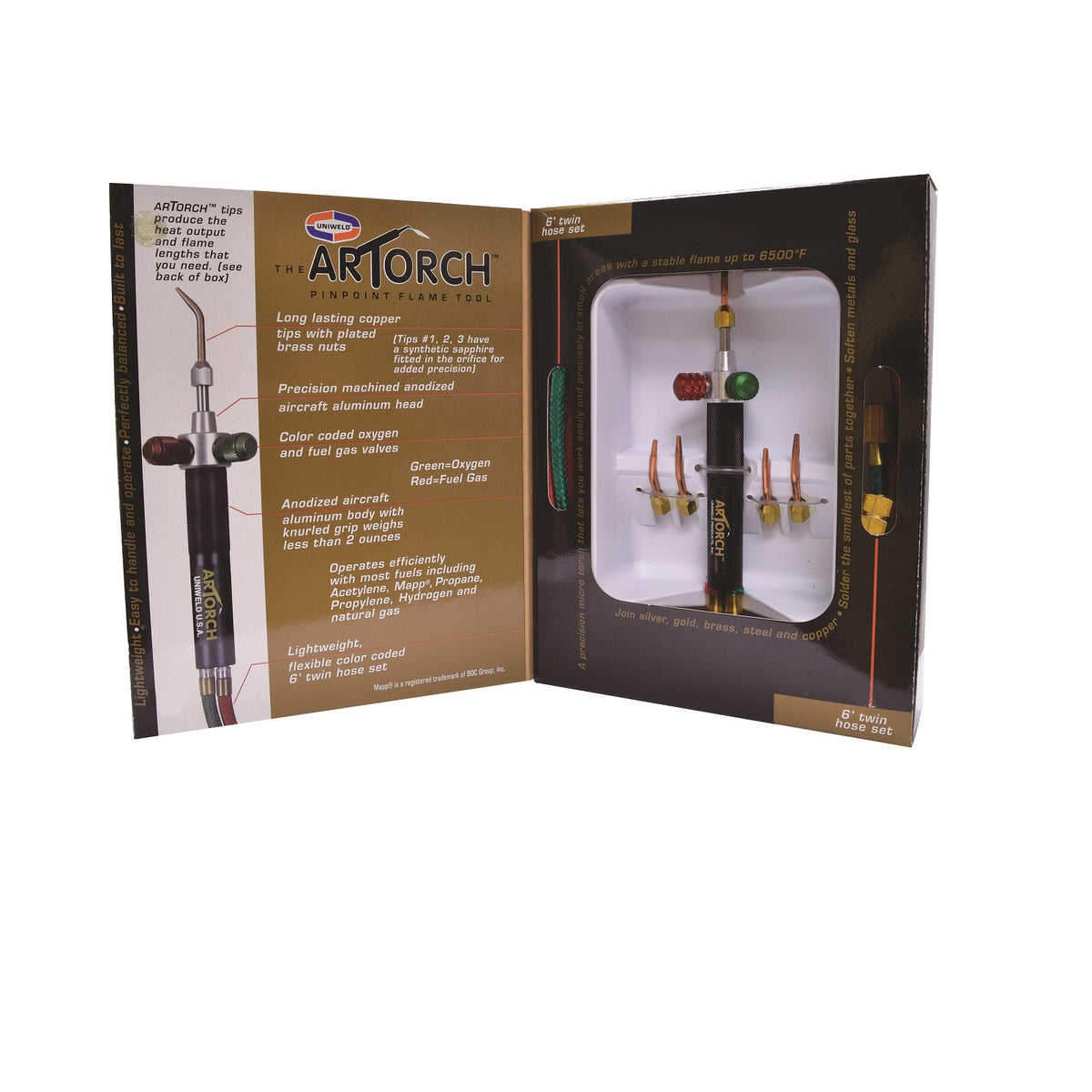 Uniweld ArTorch Pinpoint Flame Kit: Precision Torch for Jewelry, Art, & Professional Trades