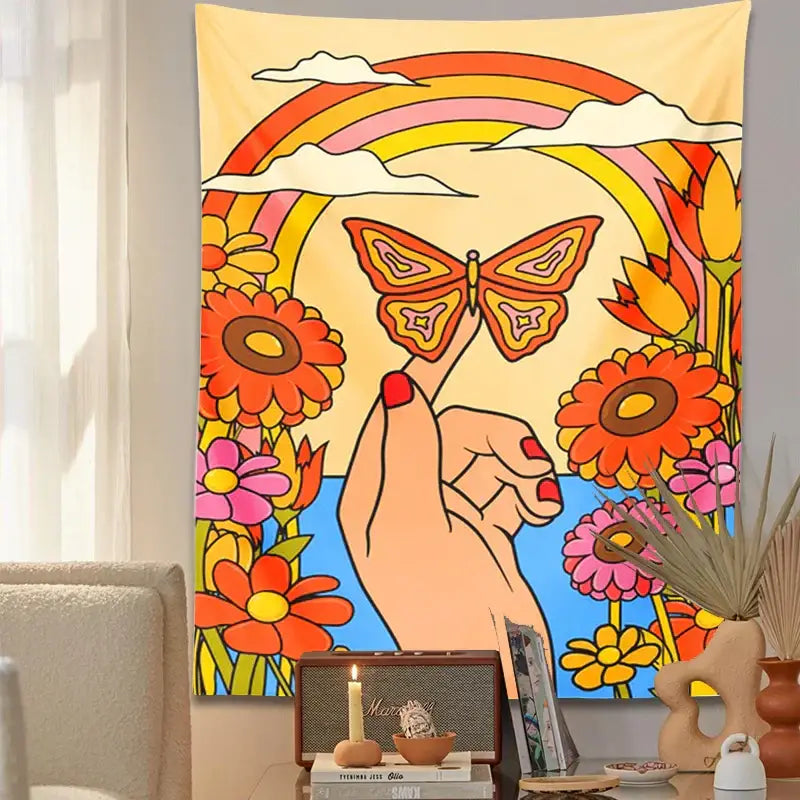 Colorful Psychedelic Tapestry