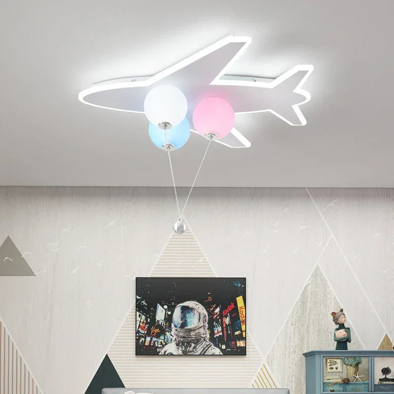 Cloud Aircraft Remote Chandelier
