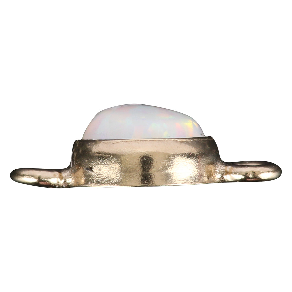 Bella Opal Connecter in Gold Filled for Permanent Jewelry, 4mm, 14k Gold Fill