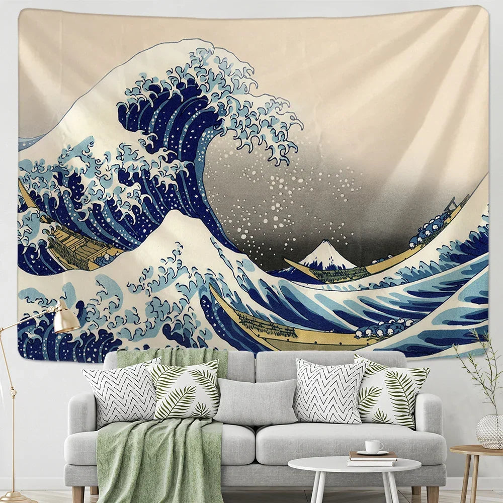 Boho Sun Wave Tapestry