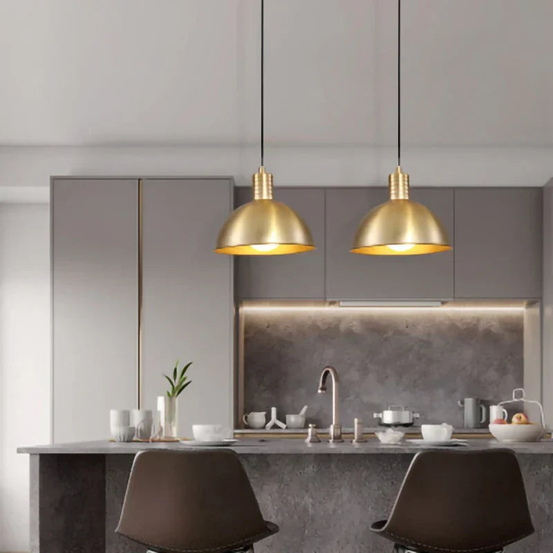 Gold LED Chandelier For Bedroom Or Study