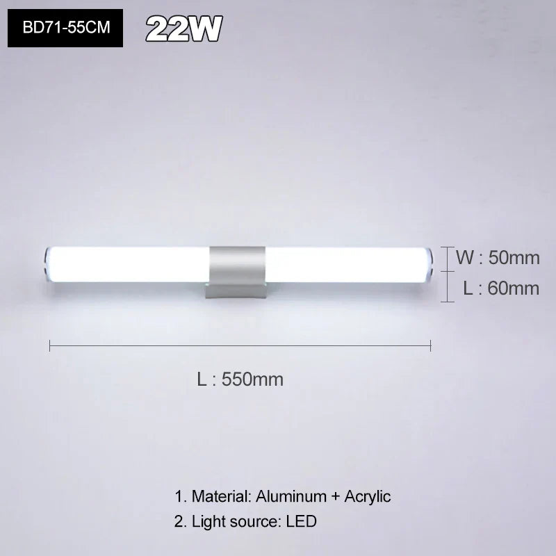 Acrylic Anti-Fog Wall Lamp