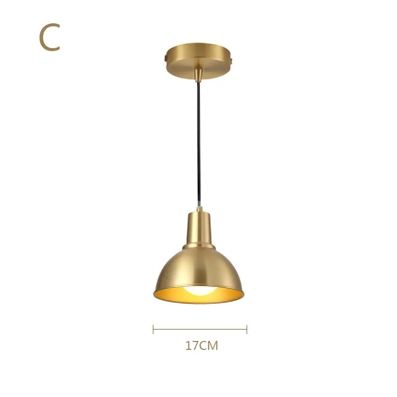 Gold LED Chandelier For Bedroom Or Study