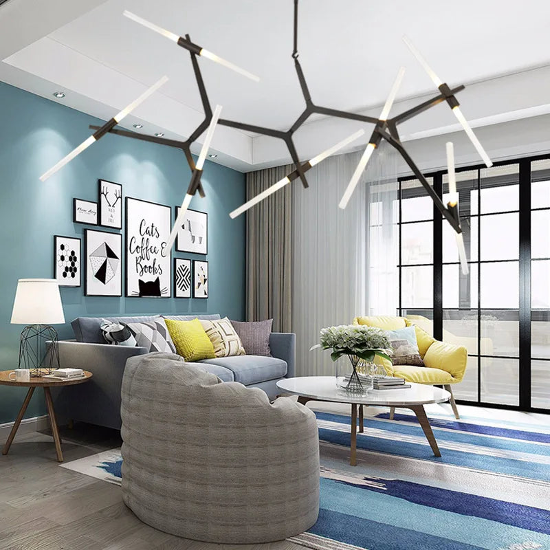 Gold Nordic Chandelier Light