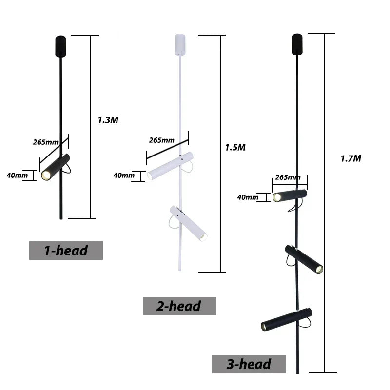 Black Adjustable Spotlight