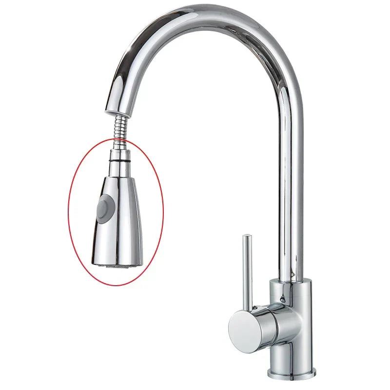 Gold Brass Rotatable Mixer Kitchen Faucet
