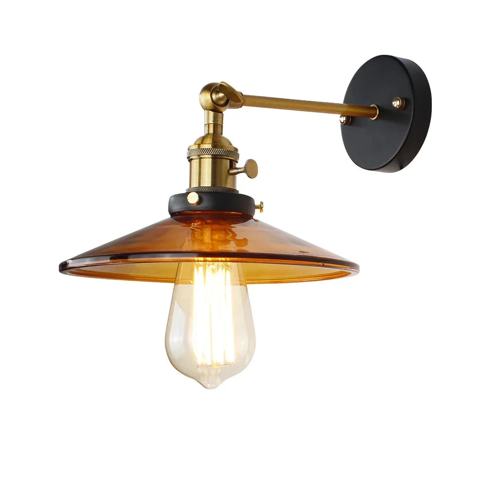 Glass Retro Wall Lamp