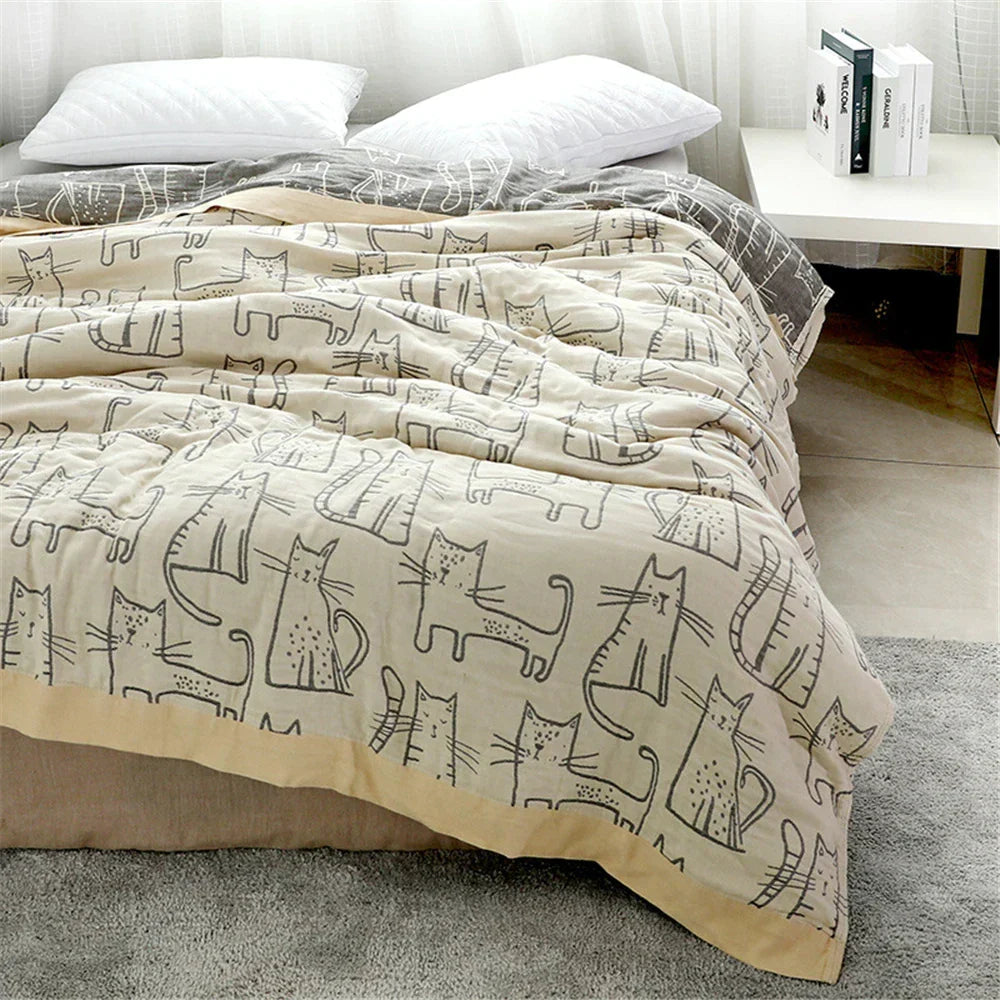 Cotton Bamboo Summer Blanket