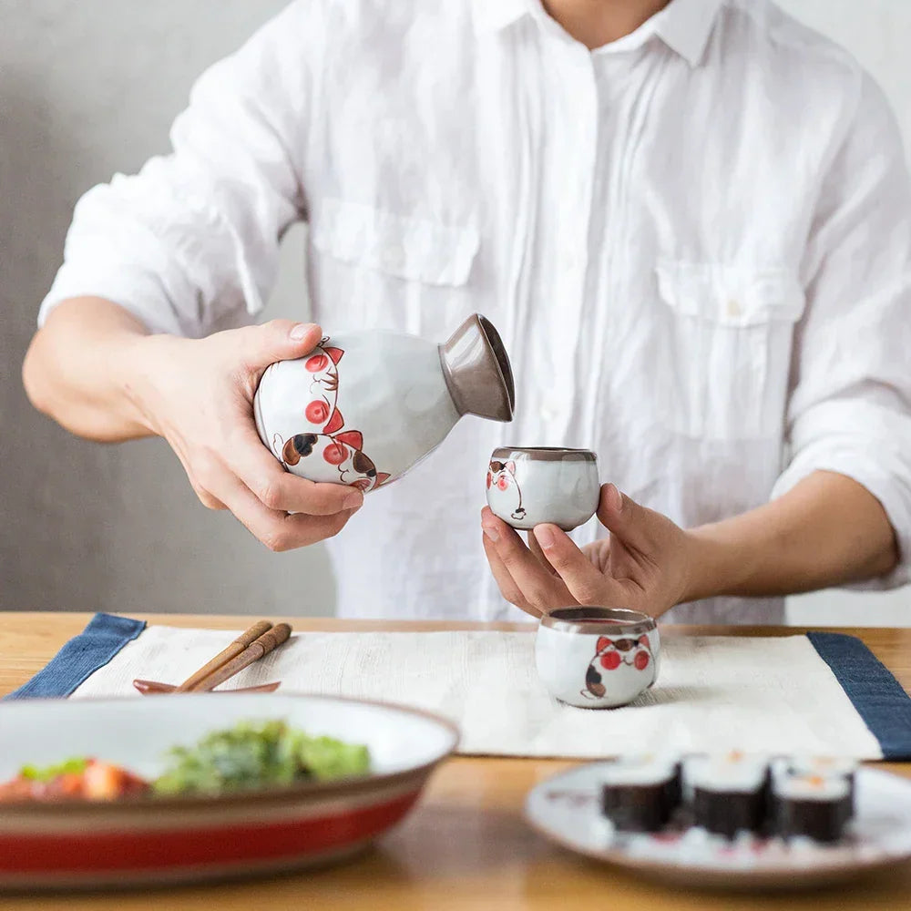 Ceramic Sake Cup Set