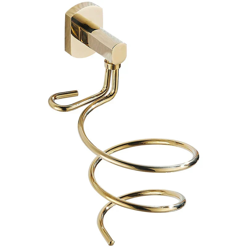 Gold Wall Hair Organizer
