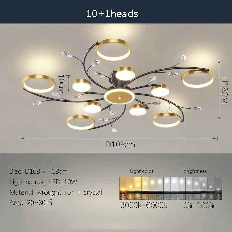 Modern Indoor LED Chandelier