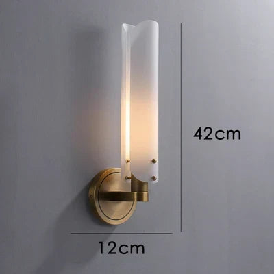Copper Art Deco Wall Sconce