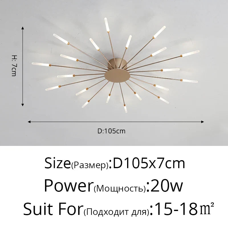 Acrylic Modern Ceiling Light