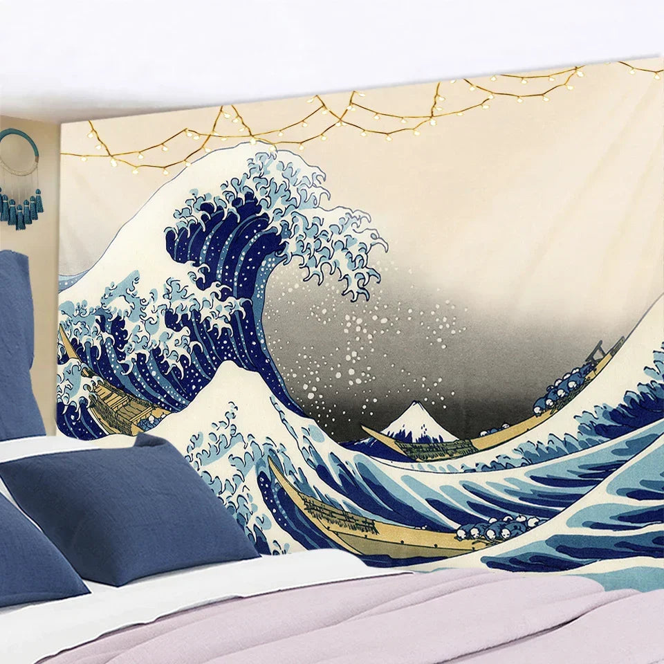 Boho Sun Wave Tapestry