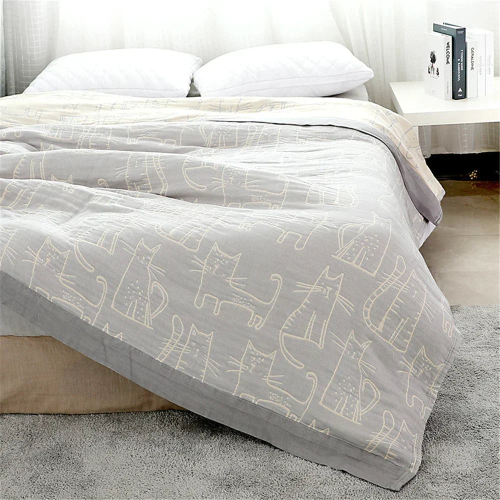 Cotton Bamboo Summer Blanket