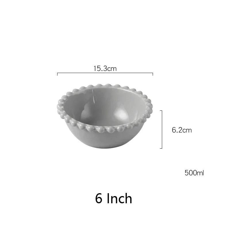 Pearl Porcelain Dinner Plates