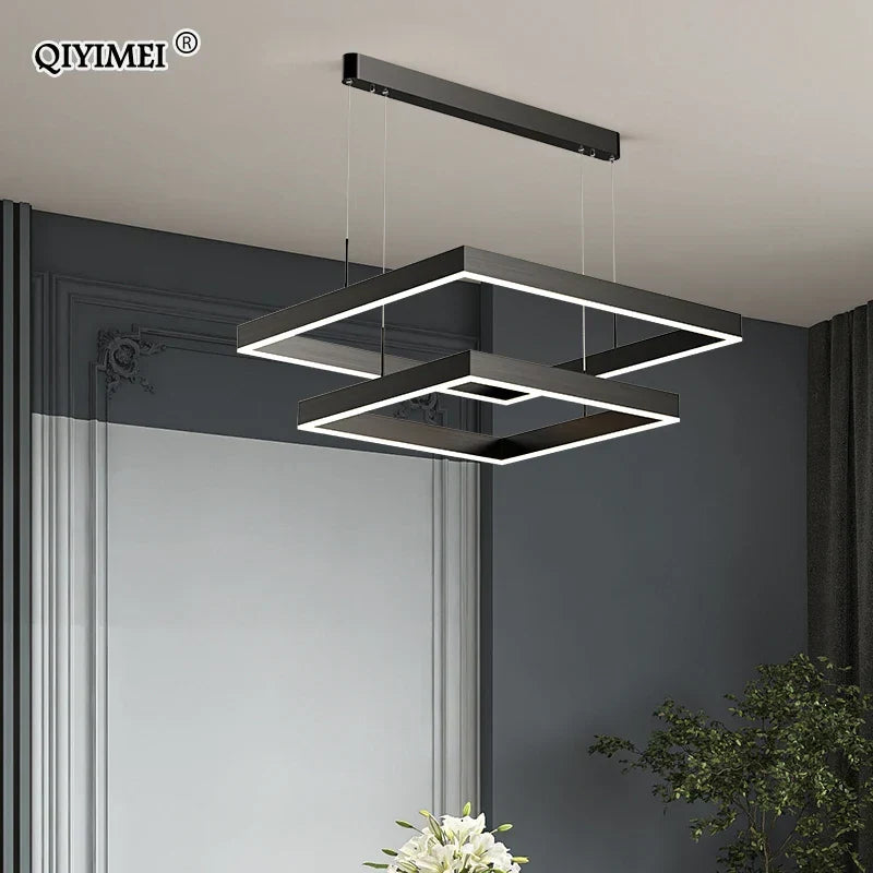 Aluminum Modern LED Chandelier