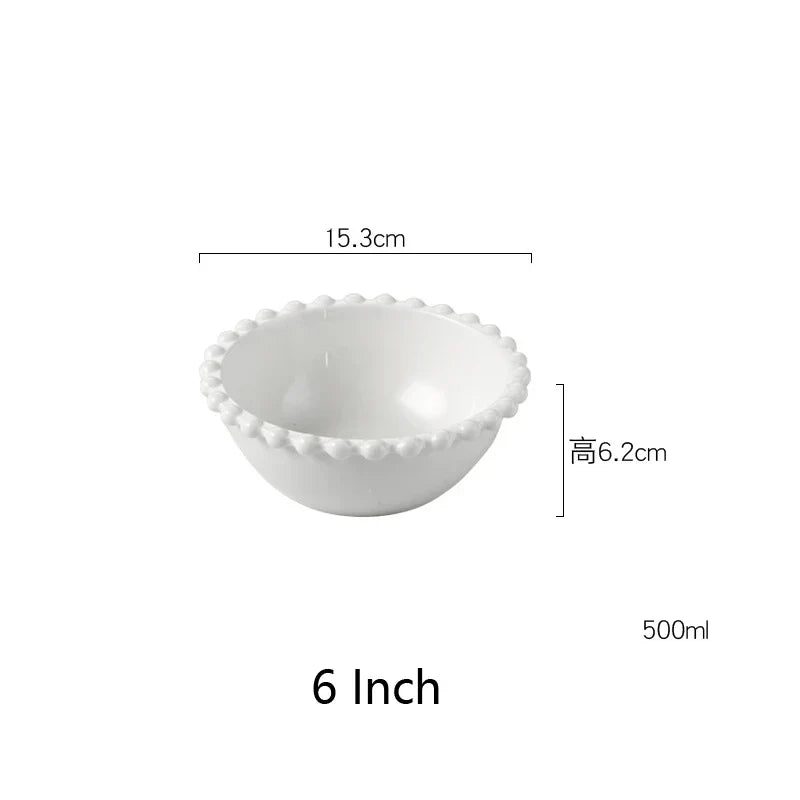 Pearl Porcelain Dinner Plates