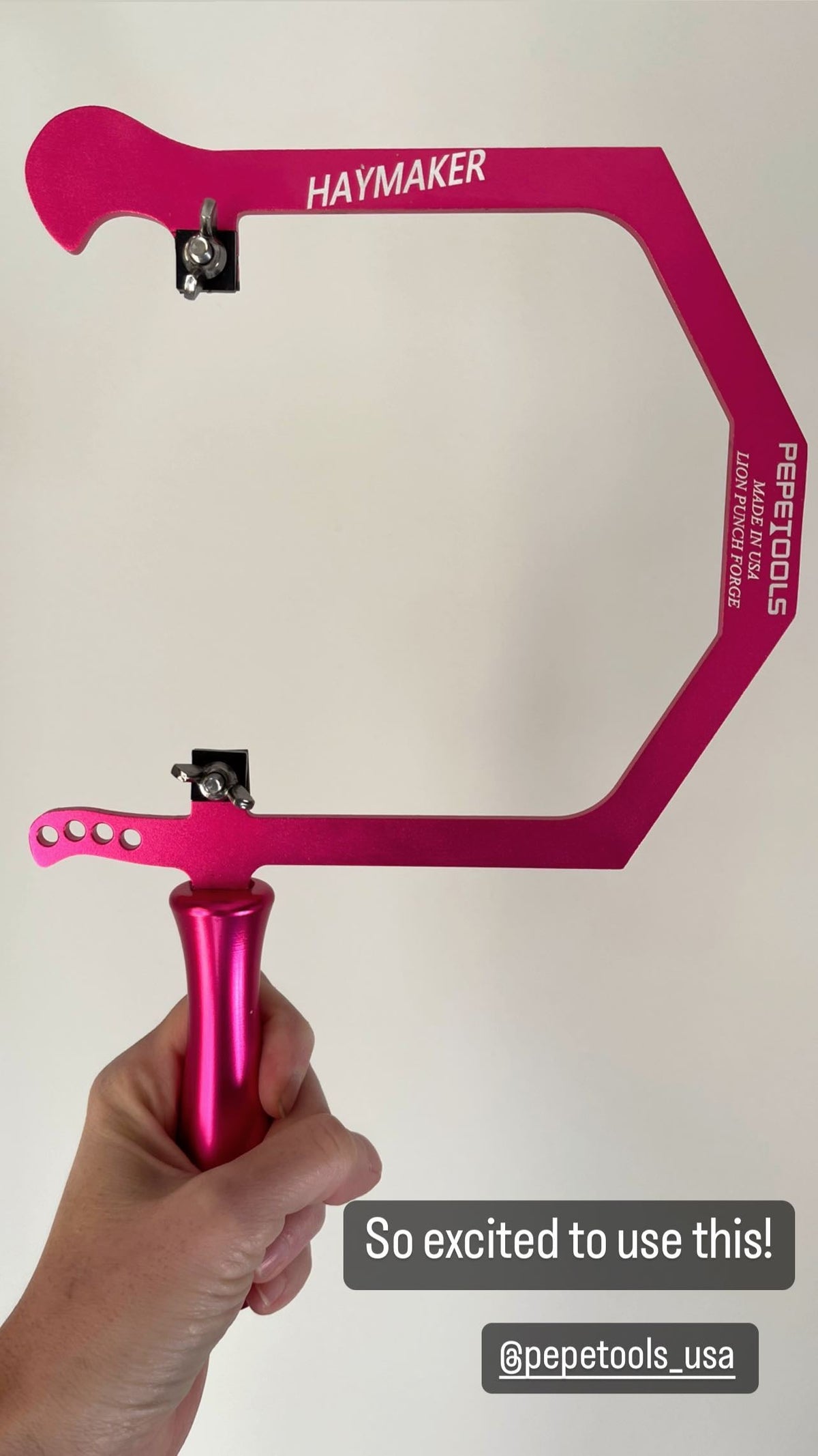 Haymaker Saw in Bright Pink, Special Edition