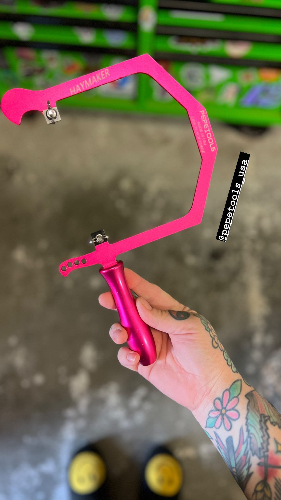 Haymaker Saw in Bright Pink, Special Edition