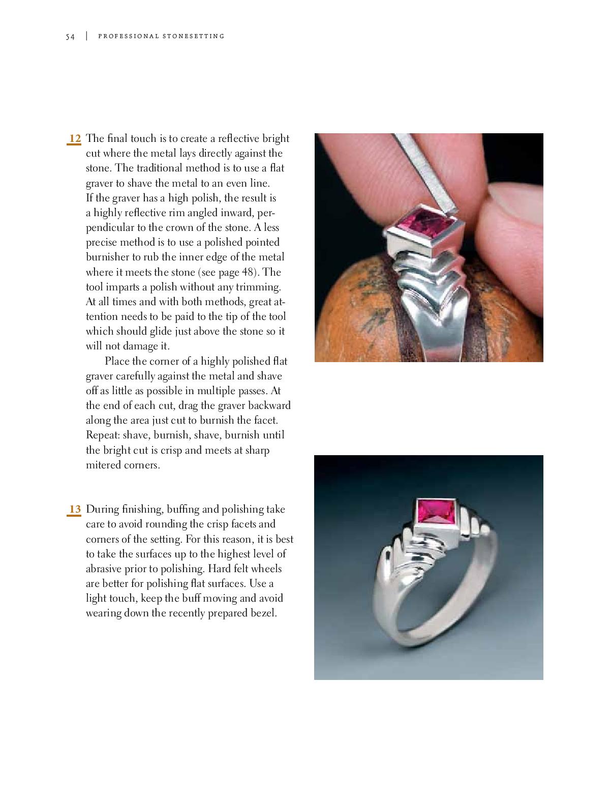 Professional Stonesetting, A Contemporary Guide to Traditional Setting Techniques - Alan Revere