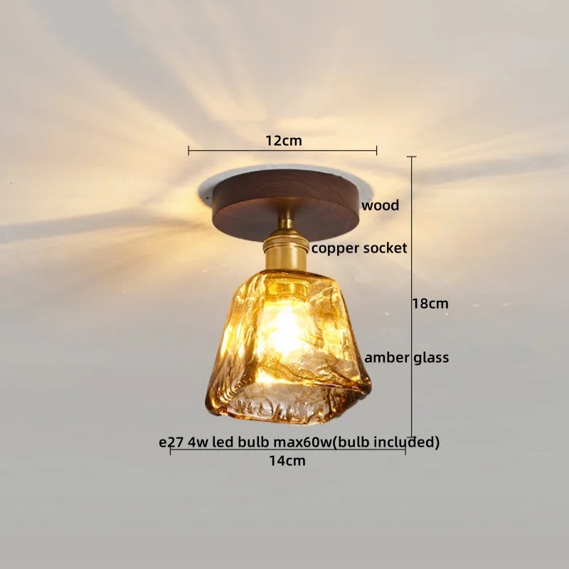 Nordic Wood Ceiling Light