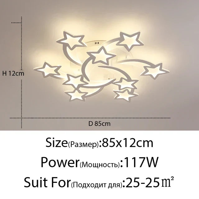 Acrylic Remote Ceiling Light