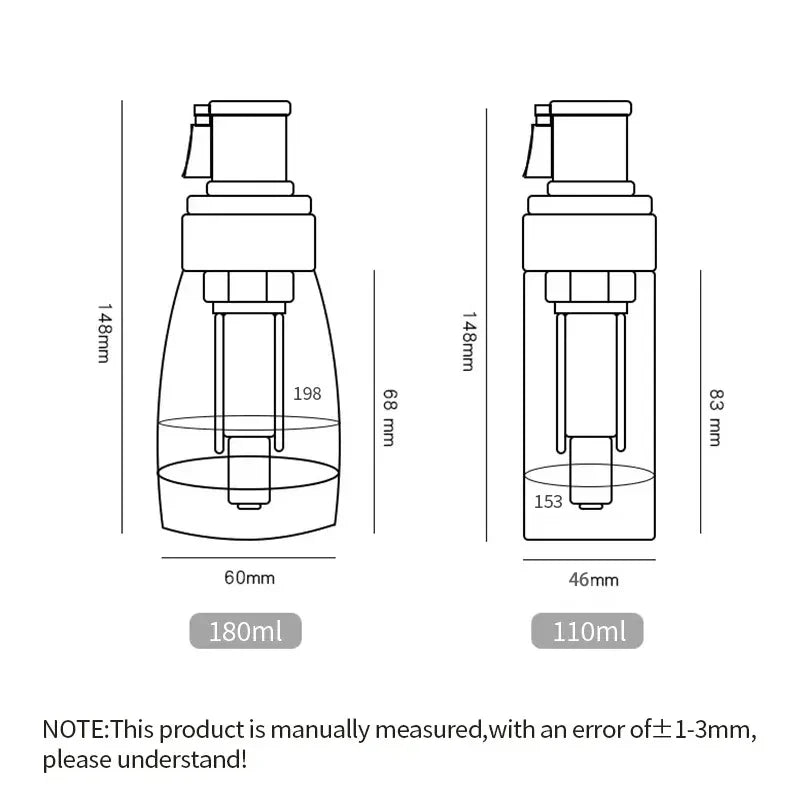 Plastic Baking Spray Bottle