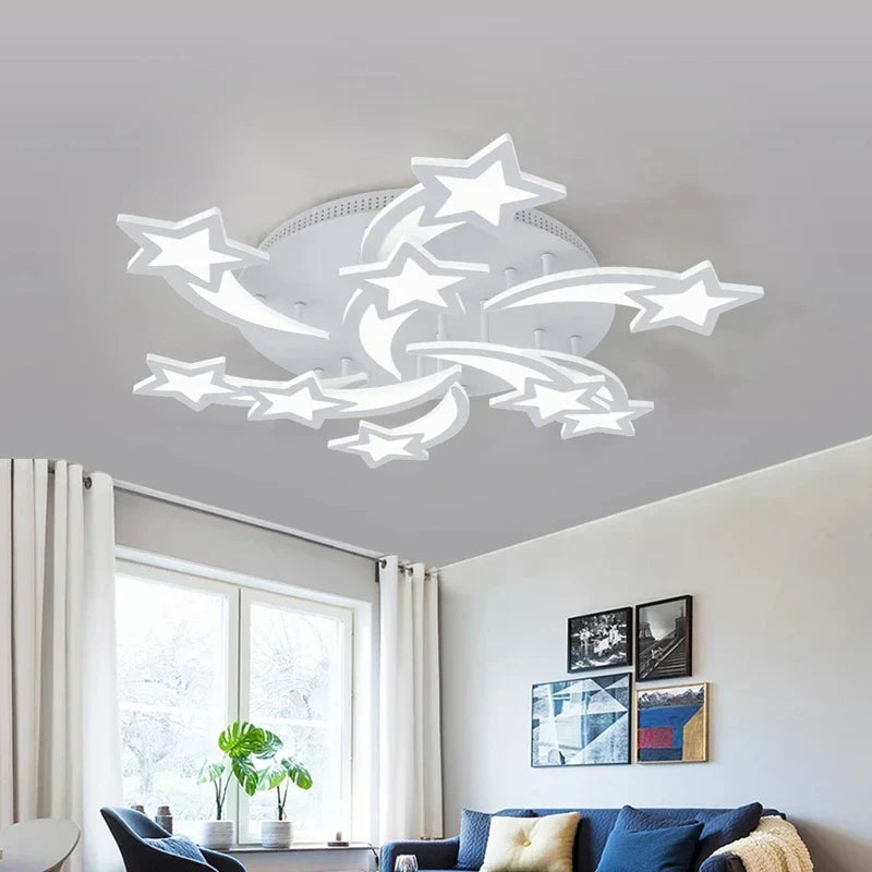 Acrylic Remote Chandelier