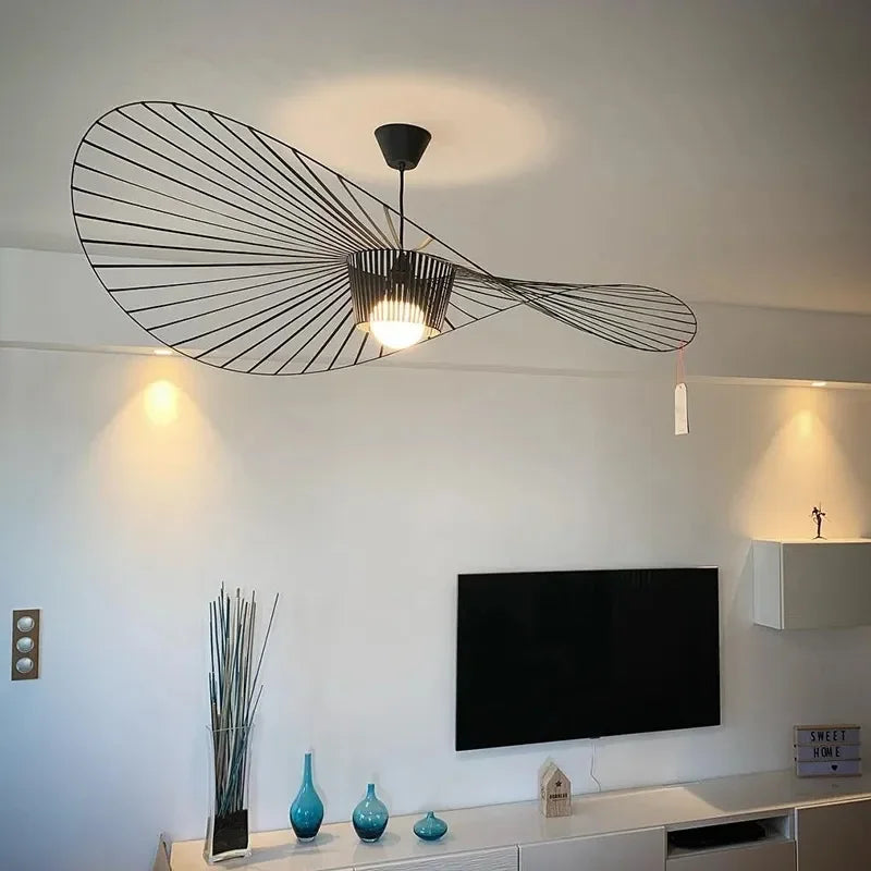 Brass Retro LED Chandelier