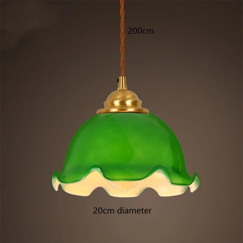 Vintage Green Pendant Light