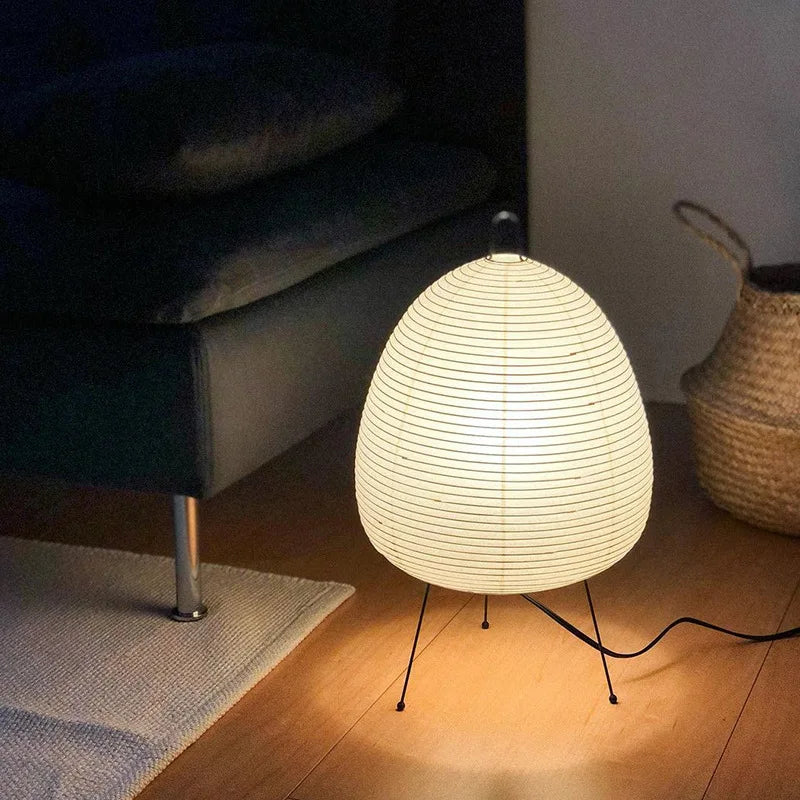 Rice Paper Lantern Table Lamp