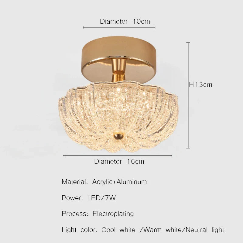 Gold Modern Ceiling Light