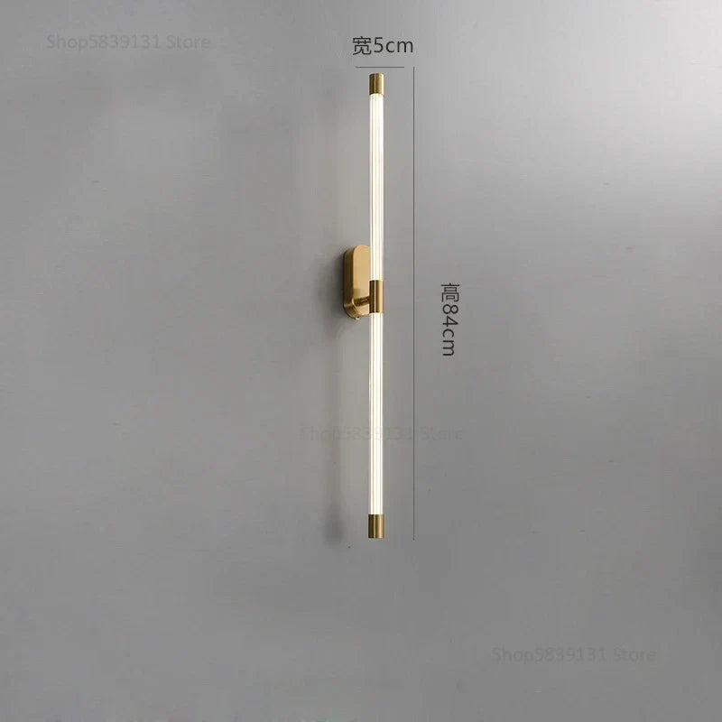 Gold Geometric Wall Lamps