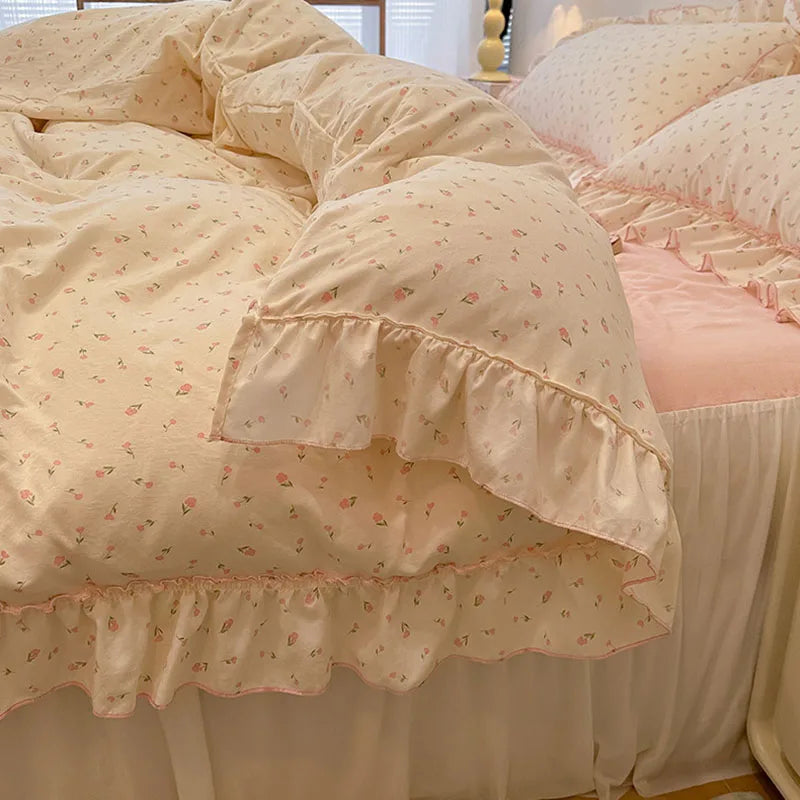 Floral Cotton Print Bedding