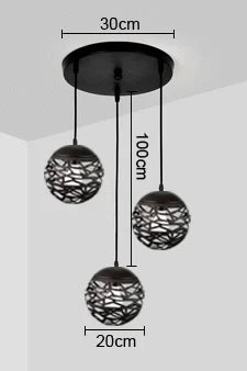 Antique Brass Ball Pendant