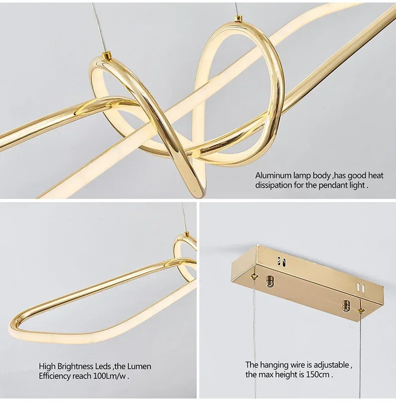 Gold LED Restaurant Light