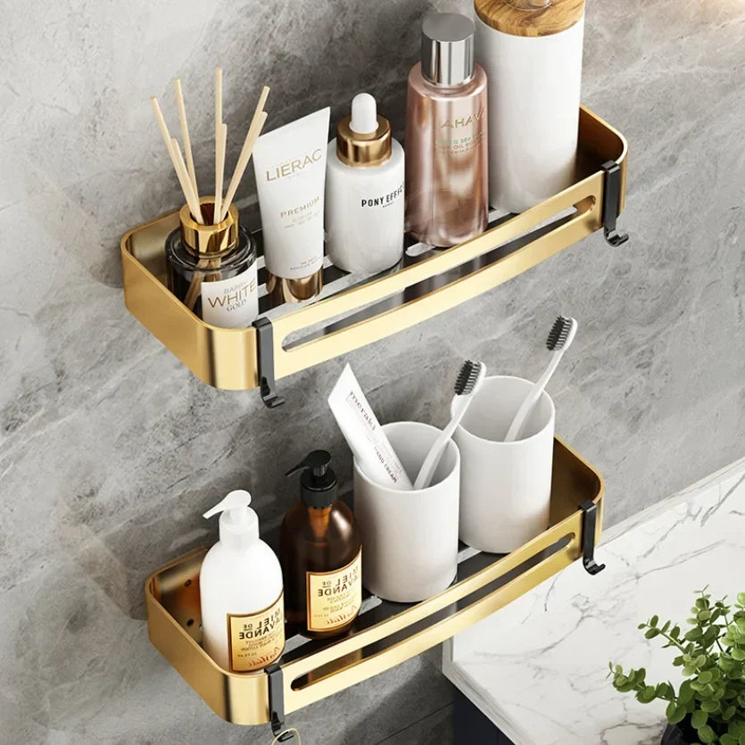 Gold Triangle Corner Shelf