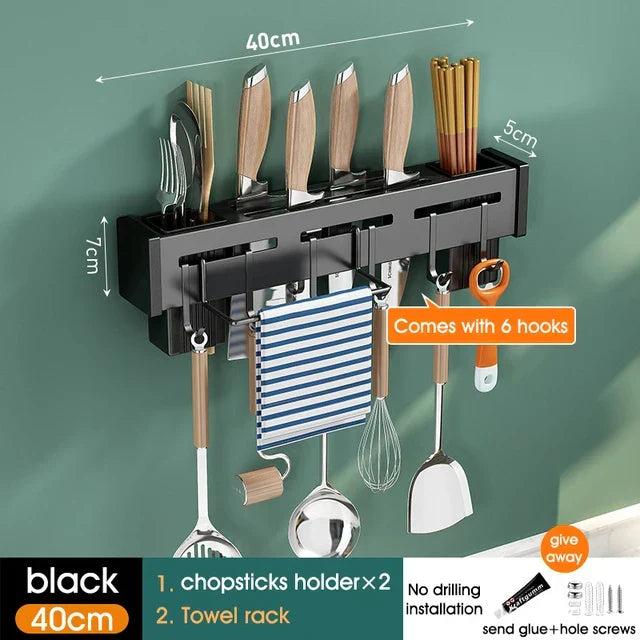 Metal Wall Knife Rack