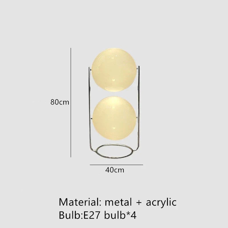 Chrome Acrylic Floor Lamp
